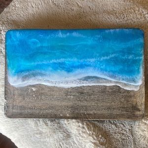 Hand made Ocean Resin Board🌊